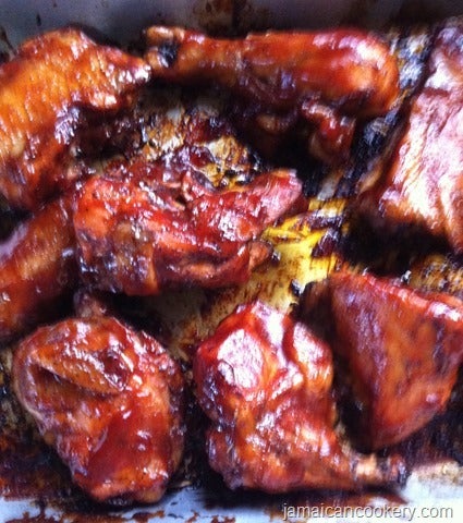 Jamaican shop barbecue chicken